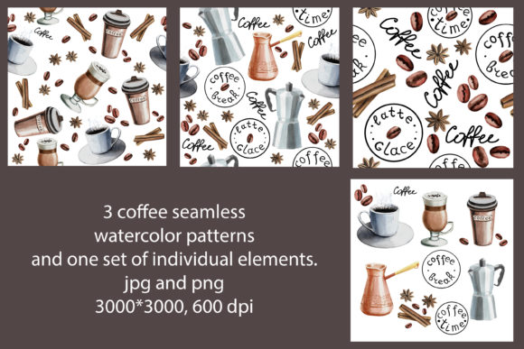 3 Coffee Patterns: A Creative Solution for Coffee Lovers and Designers