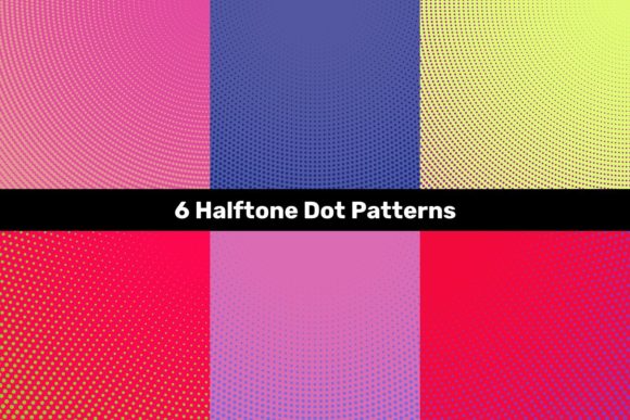 6 Halftone Dot Patterns for Creative Professionals