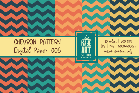 Chevron Digital Patterns 006: A Versatile Tool for Modern Creativity