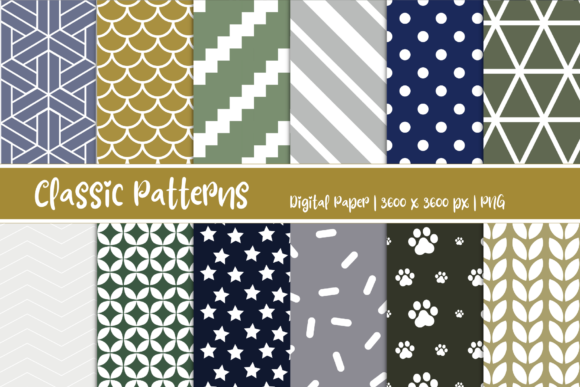 Classic Patterns Digital Paper: A Versatile Resource for Creative and Professional Projects