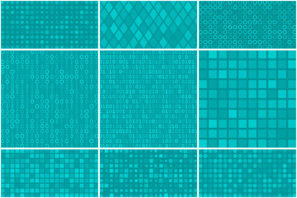 Exploring the Versatility of Abstract Seamless Patterns in Light Blue
