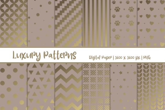 Exploring the Versatility of Luxury Patterns Digital Paper
