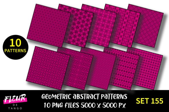 Geometric Patterns Digital Paper Set 155: A Strategic Tool for Creative Excellence