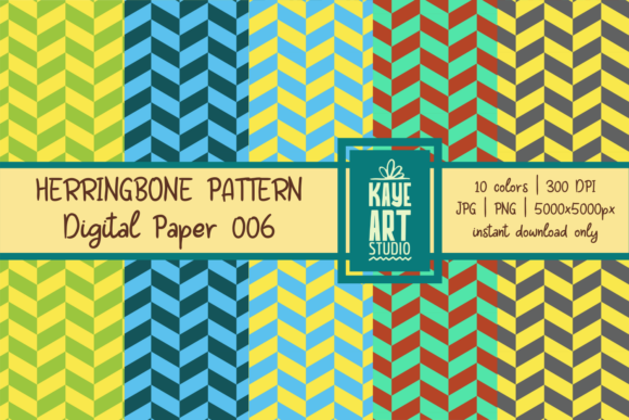 Herringbone Digital Patterns 006: A Versatile Resource for Creative Projects