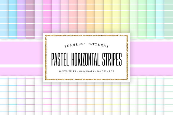 Pastel Horizontal Stripes Patterns: A Comprehensive Evaluation