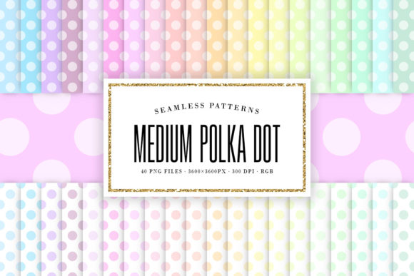 Pastel Polka Dot Seamless Patterns: A Versatile Design Resource for Creative Projects