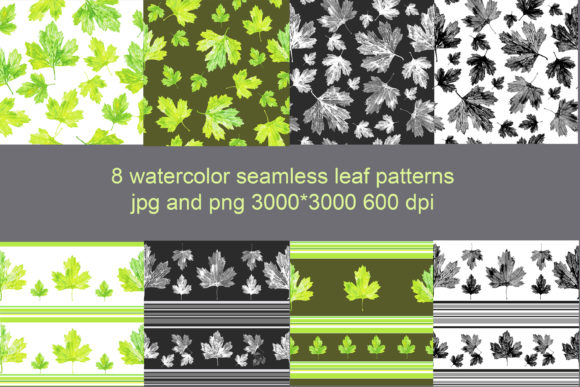 Seamless Leaf Patterns for Creative Design Applications