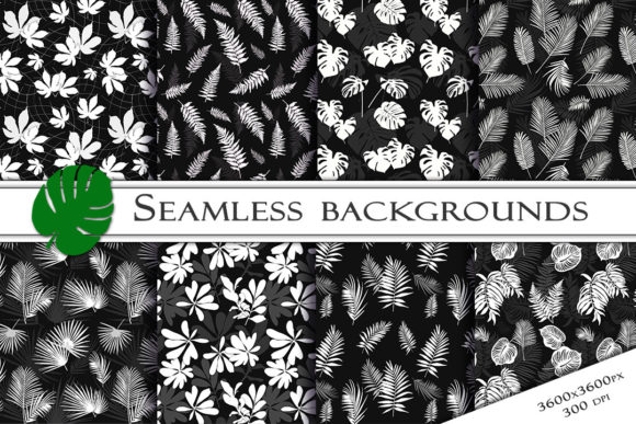 Seamless Patterns with Tropical Leaves