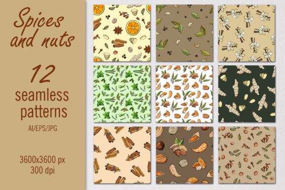 Spices and Nuts - Patterns