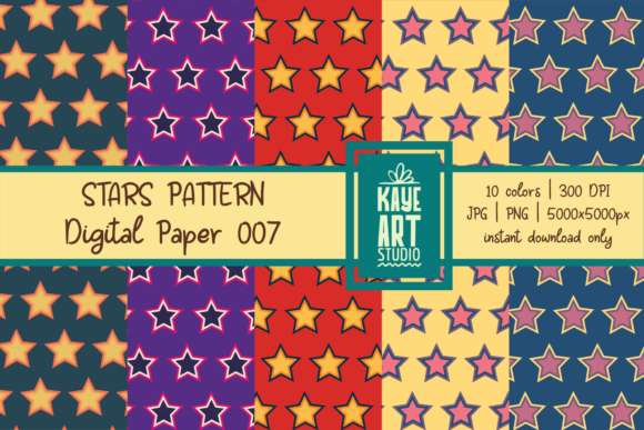 Stars Digital Patterns 007: A Versatile Tool for Creative and Professional Use