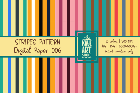 Stripes Digital Patterns 006